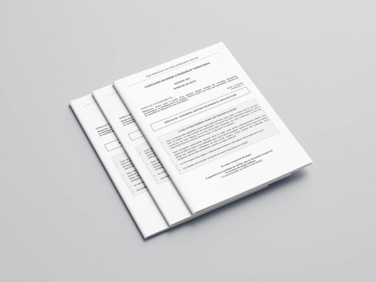 Annales Concours Ingénieur territorial